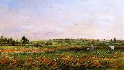 Charles-Francois Daubigny Fields in the Month of June Spain oil painting artist